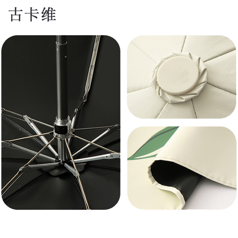 古卡维黑胶男女晴雨伞套装GTT001高清大图