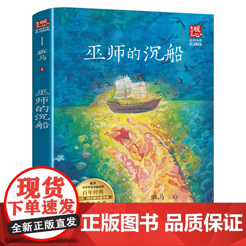 巫师的沉船 班马著 六年级百班千人阅读书目正版书 小学生课外书读书籍 长江文艺出版社高清大图
