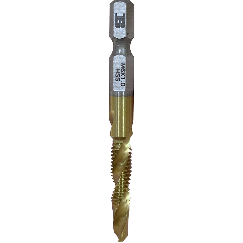 波斯(BOSI) 荧光系列钻攻一体复合丝锥 M6×1.0 支高清大图