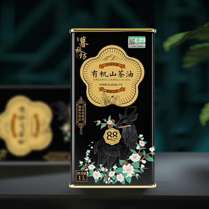 陇间柒月富硒米面粮油组合 山茶油 1L*1罐高清大图