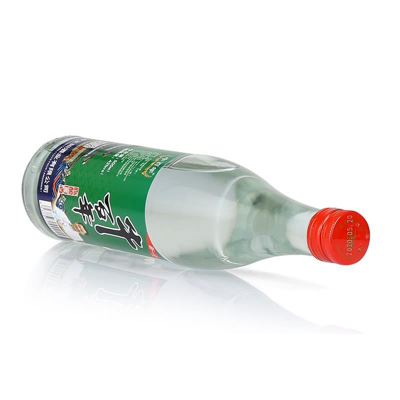 北京二锅头 新一代牛 百年 陈酿白酒 白牛二/牛白瓶 42度 500ml*12瓶 整箱装 浓香风格白酒