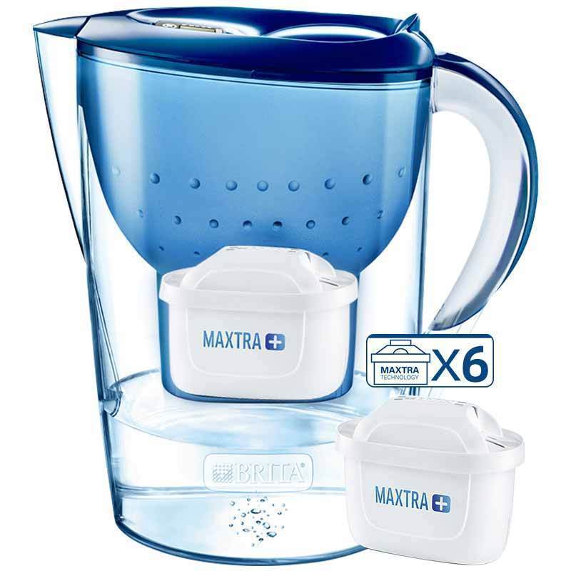 碧然德(BRITA)过滤净水器 家用滤水壶 净水壶 海洋系列3.5L蓝色一壶6芯装高清大图