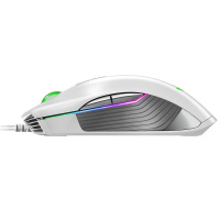 雷蛇(Razer) 锐蝮蛇竞技版 韦神同款 双手通用有线电竞游戏鼠标 绝地求生鼠标 吃鸡鼠标 水银色