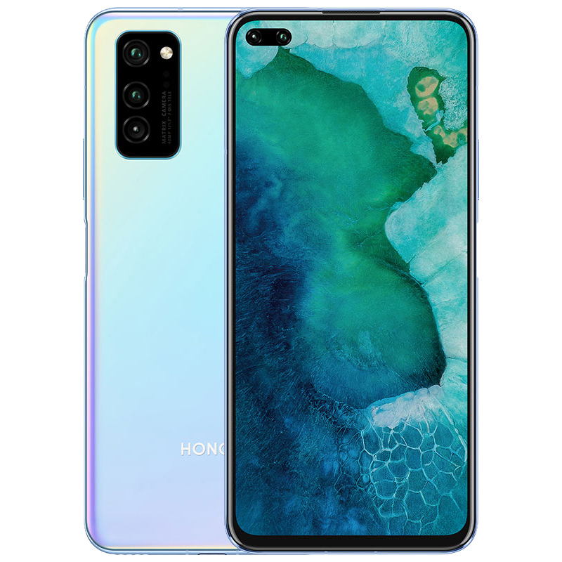 华为/荣耀V30 双模5G 麒麟990 突破性相机矩阵 8GB+128GB 魅海星蓝 5G全网通 双卡双待手机