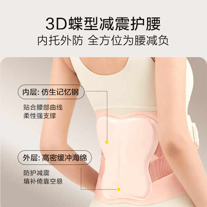 奥佳华腰部按摩器矫姿温感热敷无线护腰带经典版OG2503(颜色随机)高清大图