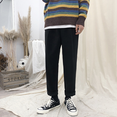 SUNTEK套装款式都有 秋冬毛呢大衣男中长款过膝风衣大码男士呢大衣潮牌风衣高清大图
