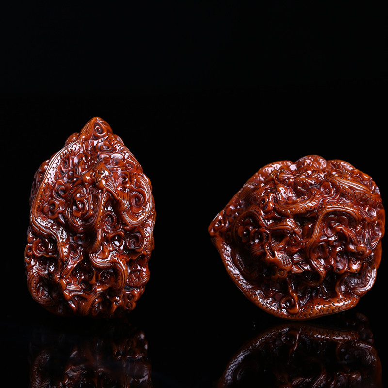 天然十八罗汉精文玩核桃手把件纯手工精油核桃手把件顺丰包邮送女朋友七夕情人节礼物