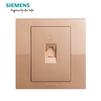 西门子(SIEMENS)开关插座 悦动香槟金系列电脑插座5UH8062-3NC03