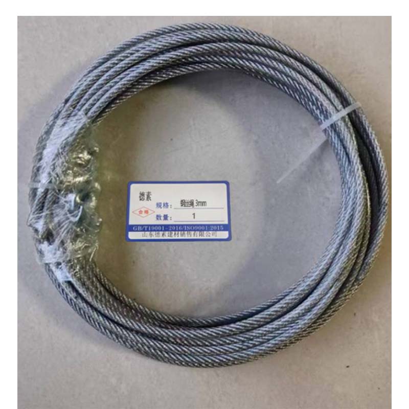 德素 不锈钢钢丝绳 3mm/米高清大图