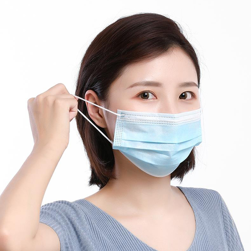 100片医用口罩一次性医疗专用防护官方正品三层不勒耳朵