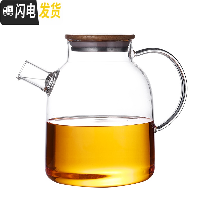 三维工匠欧式田园水果茶玻璃下午茶茶具陶瓷蜡烛加热底座煮花茶壶茶杯套装 电陶炉白色功率800w高清大图