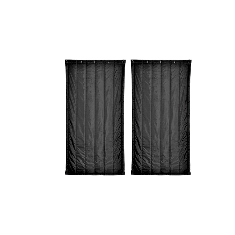 天空桥 棉门帘 MML-141纯黑色无窗口六层棉 平方米高清大图