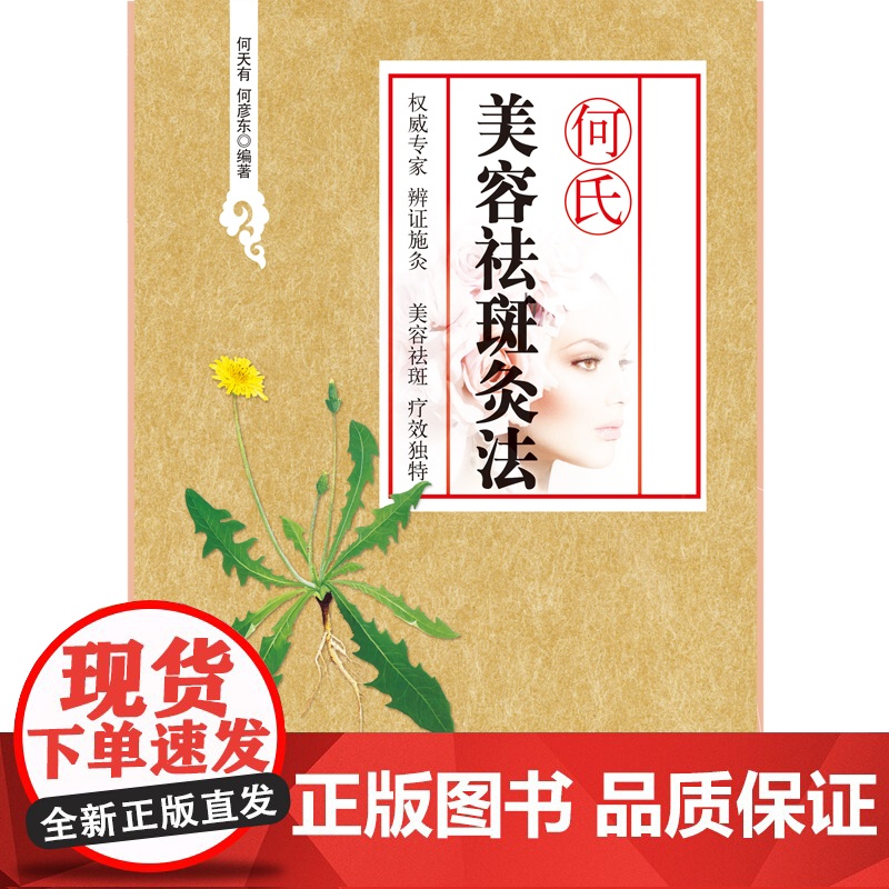 何氏美容祛斑灸法 中医 中国中医药出版社 正版书籍高清大图
