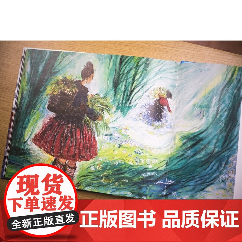 蓝靛布 花衣裳/红木棉原创绘本高清大图