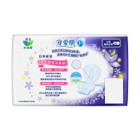 乐而雅 35cm*4宠爱肌丝薄超长夜用护翼型卫生巾