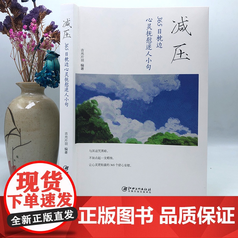 [抖音同款]减压+乌云后面依然是灿烂的晴天正版2册 每日能量金句每日箴言一句话改变人生启迪心灵感悟人生青春正能量励志经典高清大图