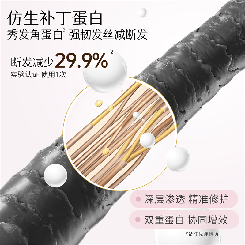 半亩花田 强韧修护蛋白霜(晨露玫瑰) 10g*20袋/盒高清大图