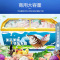美菱(MELING)SC/SD-338GYT卧式冷冻展示柜冰柜 单温雪糕冷柜 速冻冰柜商用雪柜平面玻璃门展示柜