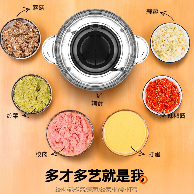 九阳(Joyoung) S20-LA750 绞肉机电动料理机碎肉机高清大图