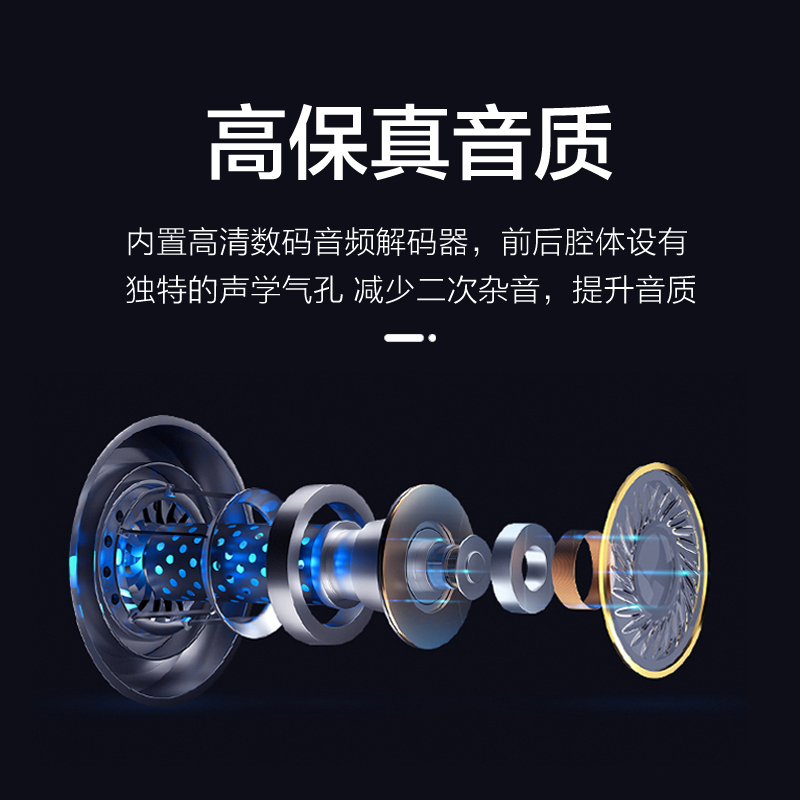 QCY A1无线蓝牙耳机耳塞式开车运动跑步挂耳式超长待机入耳式通用 白