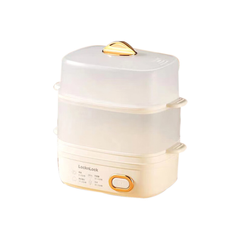 乐扣乐扣早餐机多功能大容量一键开关煮蛋器EJE3225WHT