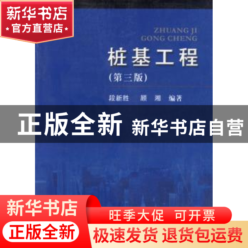 正版 桩基工程 段新胜,顾湘编著 中国地质大学出版社 9787562509高清大图