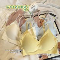 内衣女夏季薄款大胸显小无钢圈聚拢背心防下垂舒适透气文胸罩
