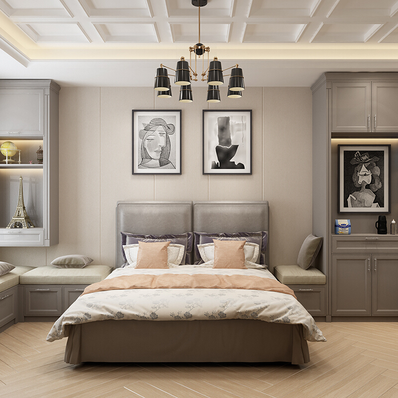 海尔Haier home全屋定制 定做客厅卧室家居 家具定制 欧式古典H6艾斯特全屋定制 预付金