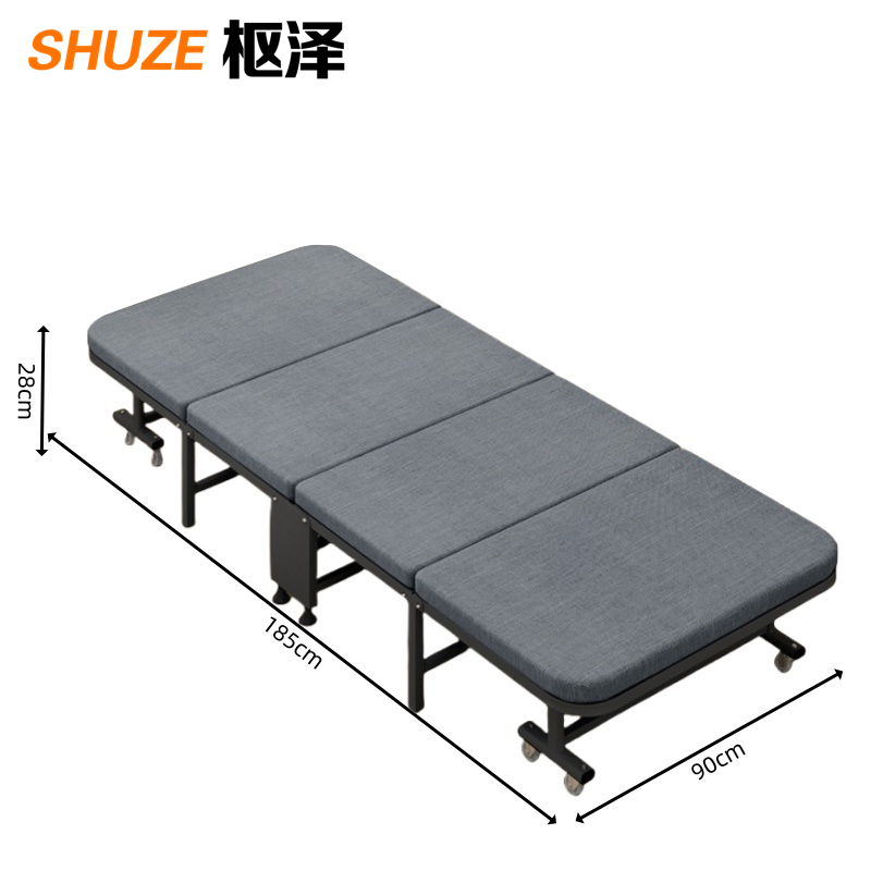 枢泽 折叠床 豪华款90cm 张高清大图