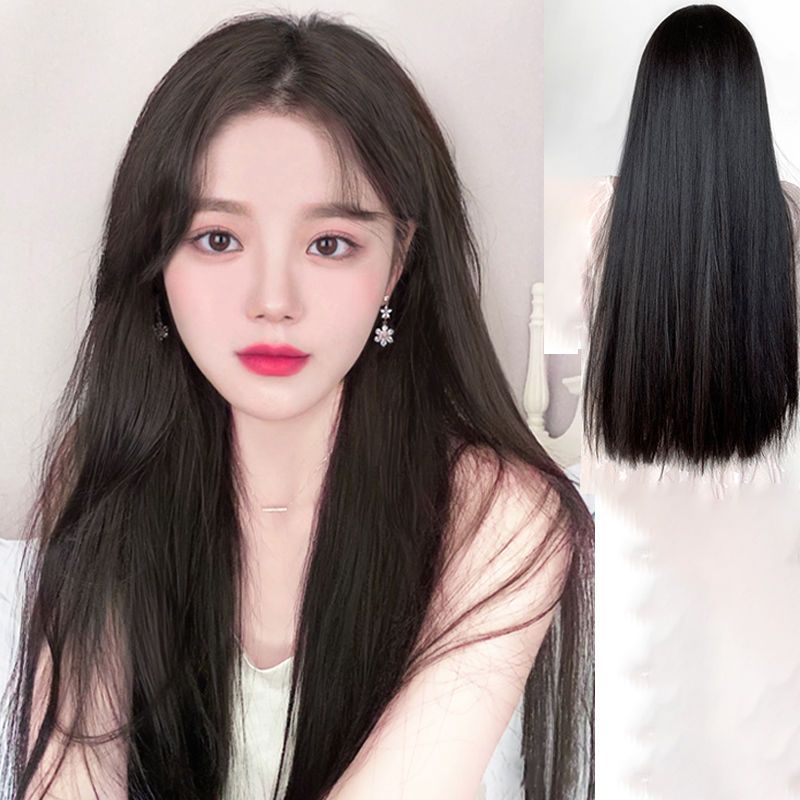 假发片女假发片一片式假发女长直发自然无痕中长发仿真假发接发片