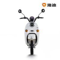 雅迪(yadea)新款米彩2020时尚龟王电动车电池轻便电动摩托车男女通用踏板电瓶车 60V20A石墨烯[白色]