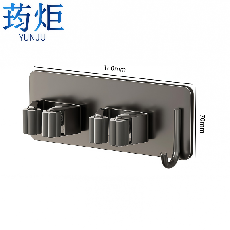荺炬 拖把收纳架高清大图