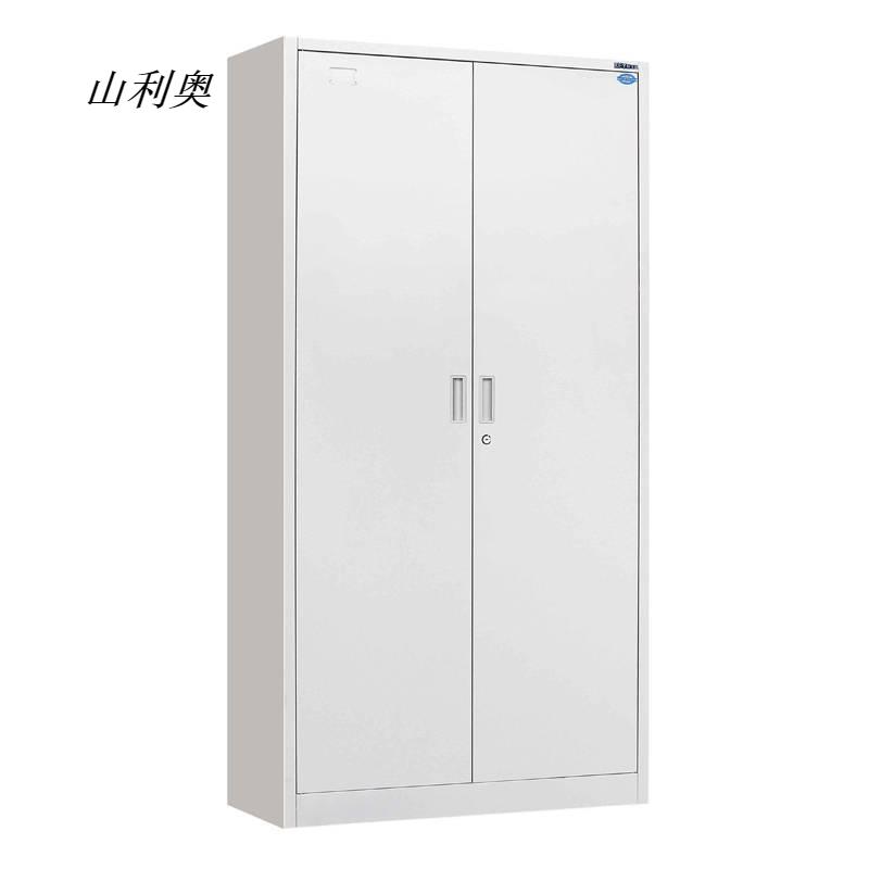 山利奥(Shanliao)两门文件柜 钢制办公室对开门档案资料柜铁皮储物柜财务凭证柜 850*390*1800mm/个高清大图