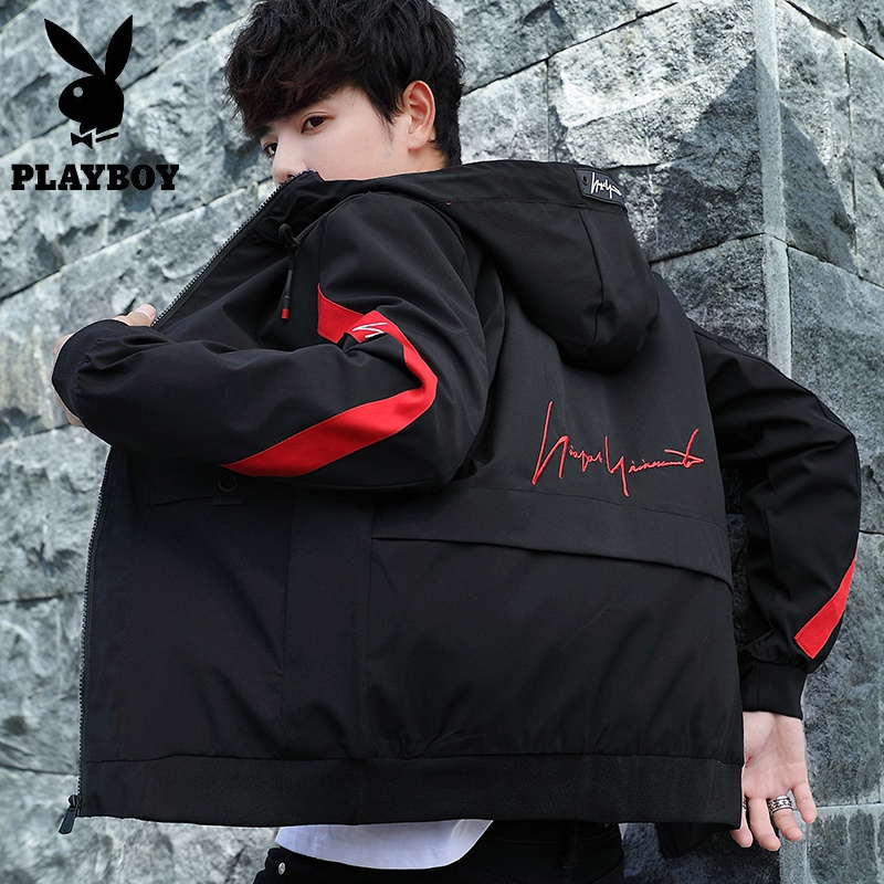 花花公子 Playboy 男士夹克 苏宁星选 Playboy 花花公子夹克春秋装上衣韩版潮流男棒球服 冬季新款男士运动休闲夹克 价格图片品牌报价 苏宁易购爱衣购服饰专营店