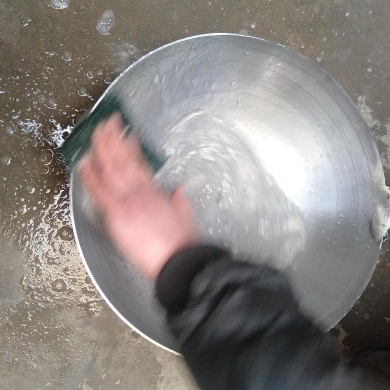 传统炒锅铁锅无涂层不粘锅圆底燃气灶家用爆炒老式炒菜|40cm图片
