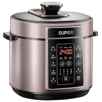 苏泊尔(SUPOR)SY-50YC05Q 电压力锅 底盘加热 5L预约功能 ;定时功能;有压力探针 球釜内胆3-6人双胆
