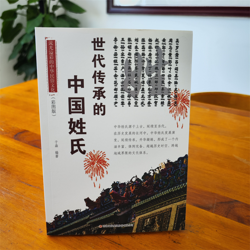 [正版]世代传承的中国姓氏流光溢彩的中华民俗文化 彩色图案版 中华姓氏源于上古 延续至当代 百家姓 倡导传承和保护中华姓高清大图