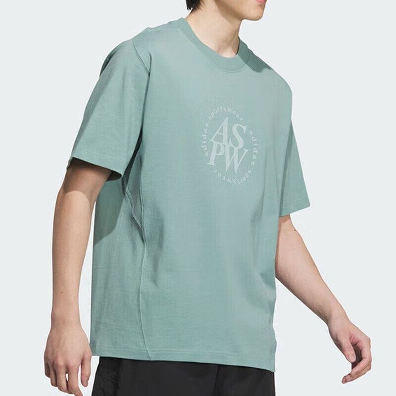 adidas/阿迪达斯男子运动训练休闲圆领短袖T恤 JI6258 C