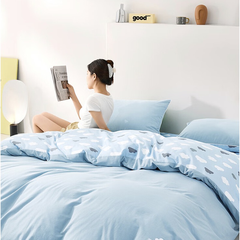 LOVO 特丽斯全棉四件套 200*230cm高清大图