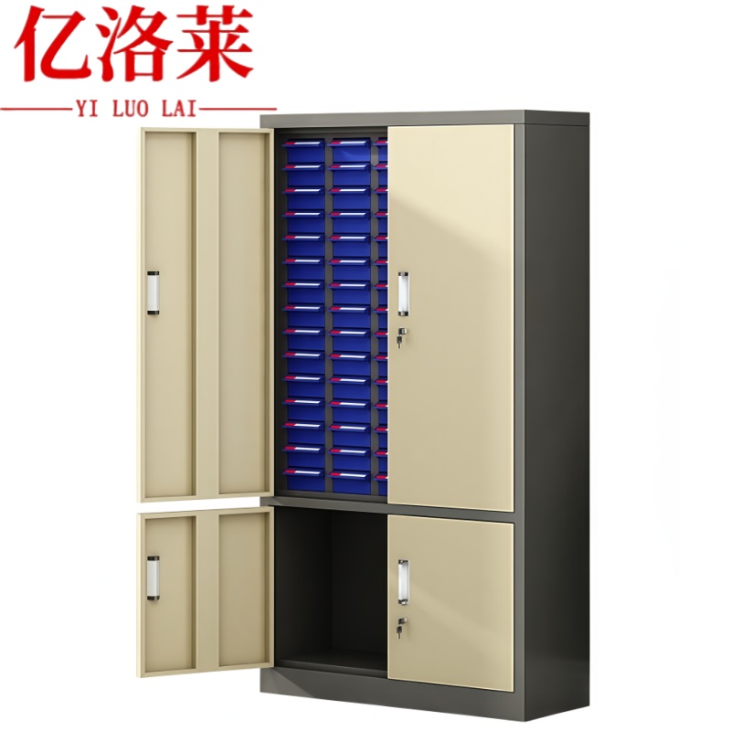 亿洛莱 带门配件柜 75抽 台高清大图