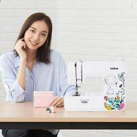 上市 日本兄弟家用缝纫机JA007电动台式多功能带锁边小型吃厚升级 兄弟缝纫机JA007