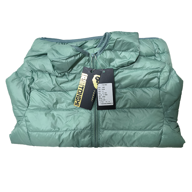 统狮防风连帽羽绒服C56 件高清大图