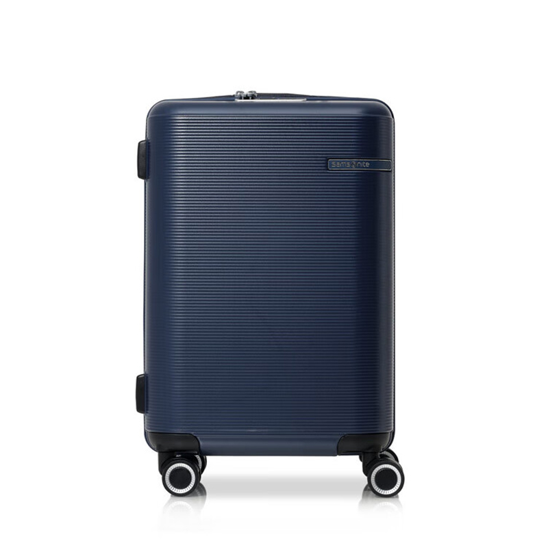 新秀丽(Samsonite)时尚拉杆箱商务登机箱轻便行李箱旅行飞机轮环保内里20英寸 QD3*41001 海军蓝