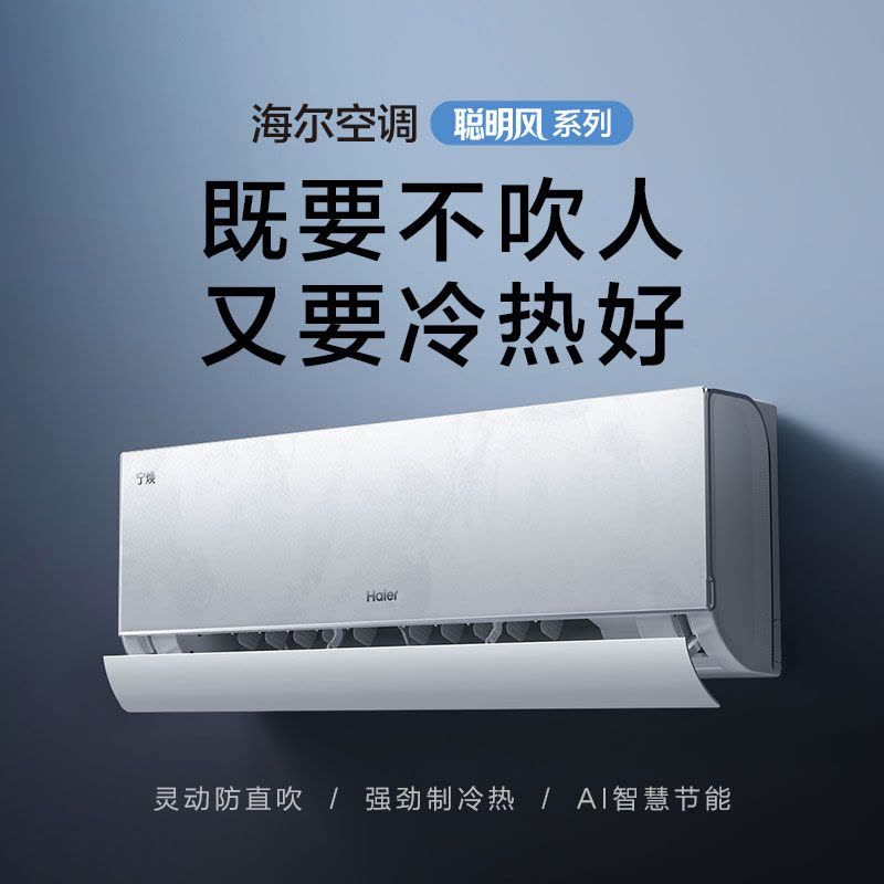 海尔空调(Haier)1.5匹 新1级能效 挂机KFR-35GW/N5-1套机图片