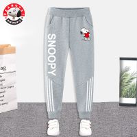 史努比(SNOOPY)童装运动裤2023年春装新款男女中大童休闲长裤薄款裤子NC