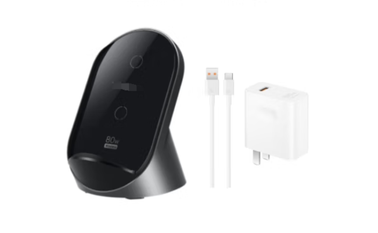 超级快充立式无线充电器Max80W 曜石灰 含超级快充充电器(Max180W底座+100W适配器+线缆 货期2周