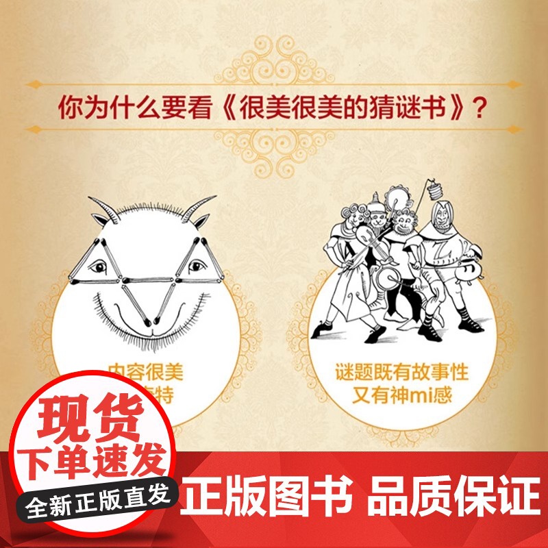 很美很美的猜谜书升级版101215岁初中小学生益智打谜语课外读物书籍提高数学空间逻辑思维能力解字开发脑力创造力高清大图