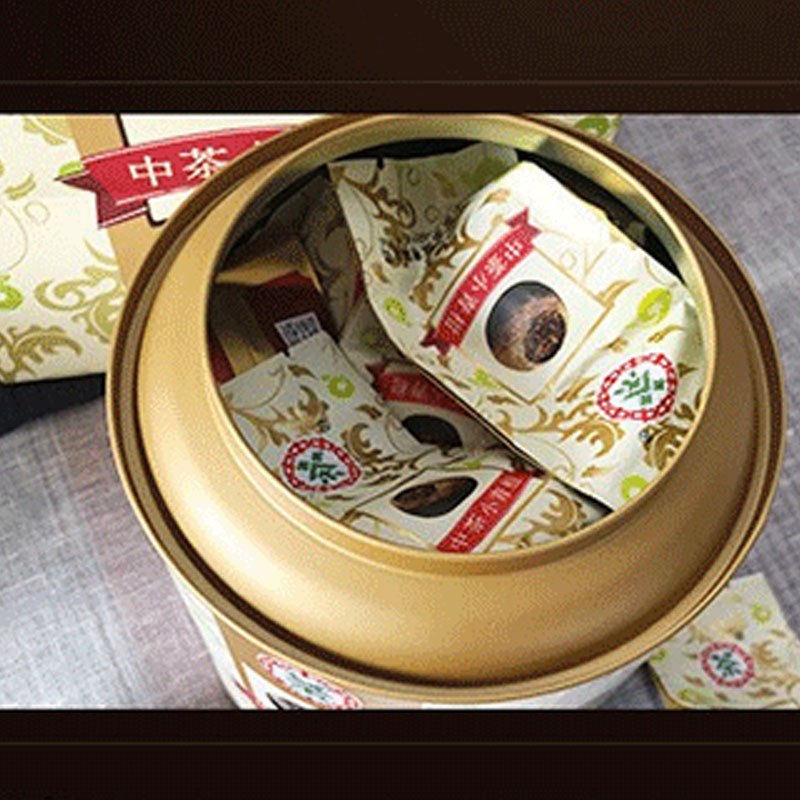 中茶窖藏六堡茶 正宗新会小青柑 梧州陈香黑茶大罐装 茶叶 300g/罐