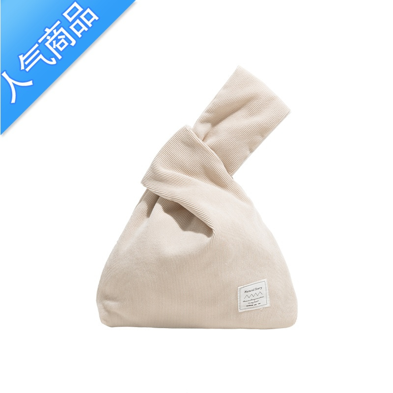 封后手提包女小包夏百搭可爱手拎灯芯绒包2021新款迷你小众零钱遛弯包女包