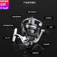 【新春特卖】渔具全金属渔轮14轴无间隙纺车轮钓鱼竿海竿轮路亚轮鱼线轮索尔伦(SUOERLUN)